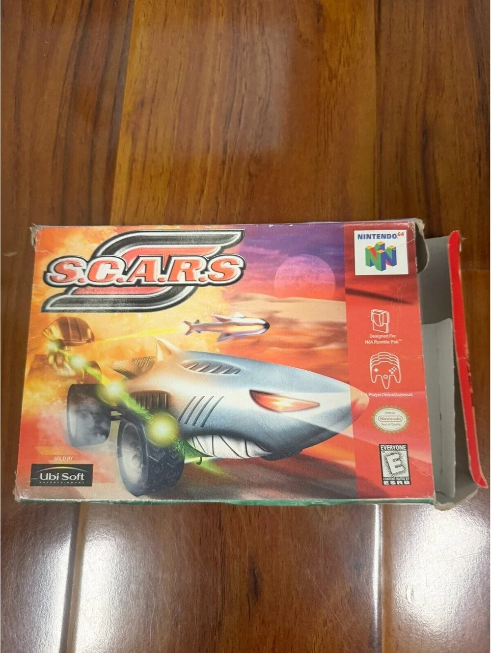 SCARS S.C.A.R.S Nintendo 64 N64 1998 Cartridge Case No Manual Authentic Ubisoft